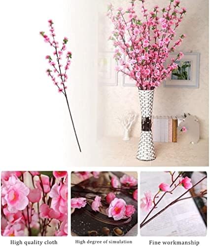 Peach Flower Artificial Bouquet for Home Decor