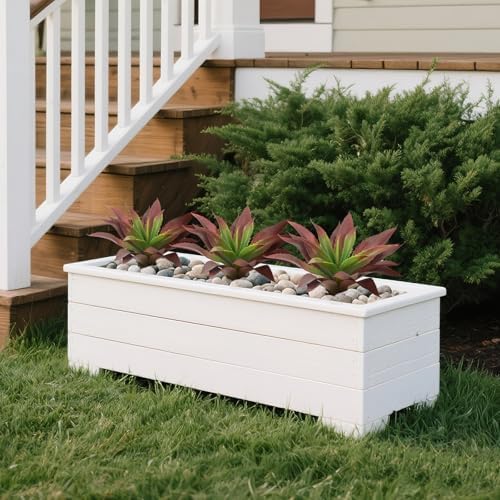 UVKDEENK Artificial Plant 2 Pack Red