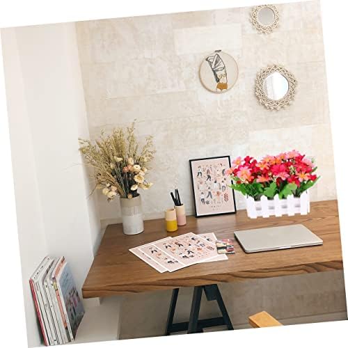 Lifelike Artificial Daisy Flower Vase for Home Decor