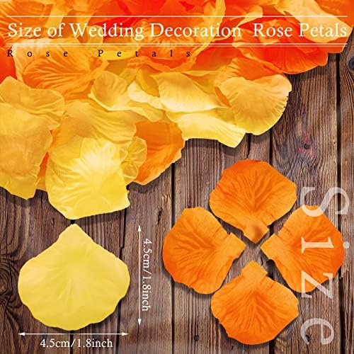Giegxin 2000 Pcs Artificial Rose Petals for Wedding Decorations