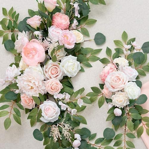 Tomotato Artificial Sunflower Wedding Swag Decor