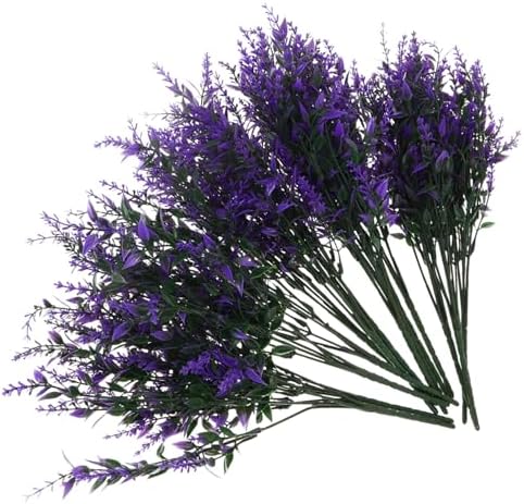 Mobestech 15Pcs Artificial Lavender Stems for Home Decor