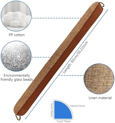 CurcKua Door Draft Stopper 36 Inch Triangular Blocker