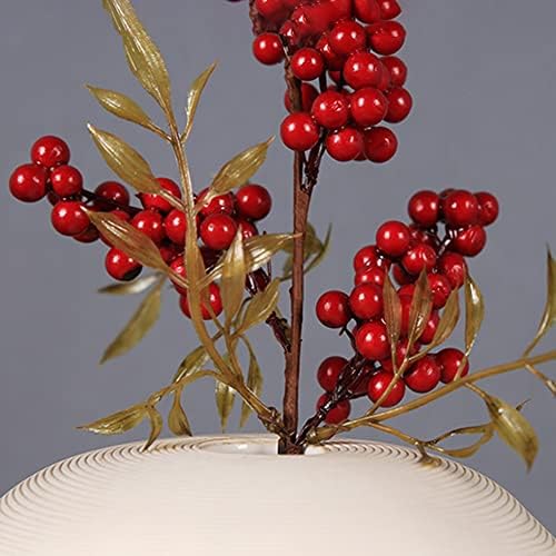 Fake Flowers Artificial Flowers Red Berry Decor