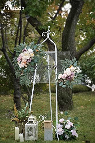 Piklado Faux Flower Swag Set of 2 Champagne Wedding Decor