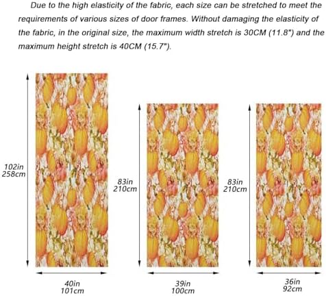 Susiyo Christmas Door Cover Decoration 32x79 in
