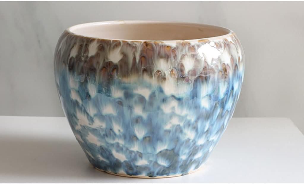 Artificial Lotus Flowers with Ceramic Vase