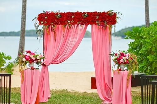 Wedding Arch Artificial Flowers Panels 10Pack