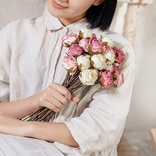 Elegant Artificial Roses for Wedding Bouquets and Home Decor