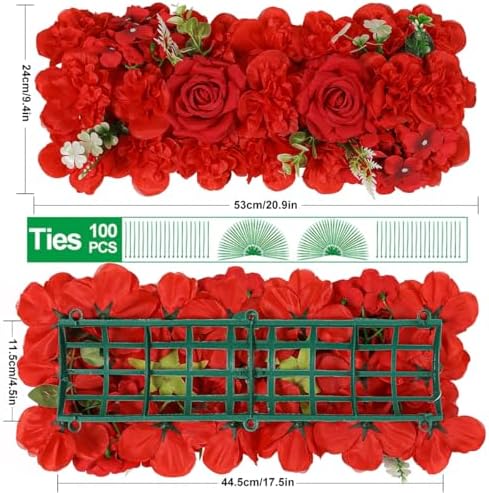 Silk Rose Arch Floral Centerpiece - 2086 Inch x 944 Inch