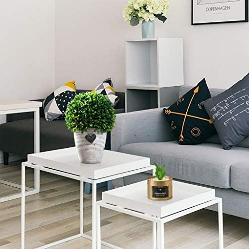 Realistic Artificial Potted Plants with Cement Pot