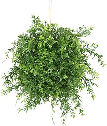 Vickerman Artificial Green Bamboo Leaf Ball 8