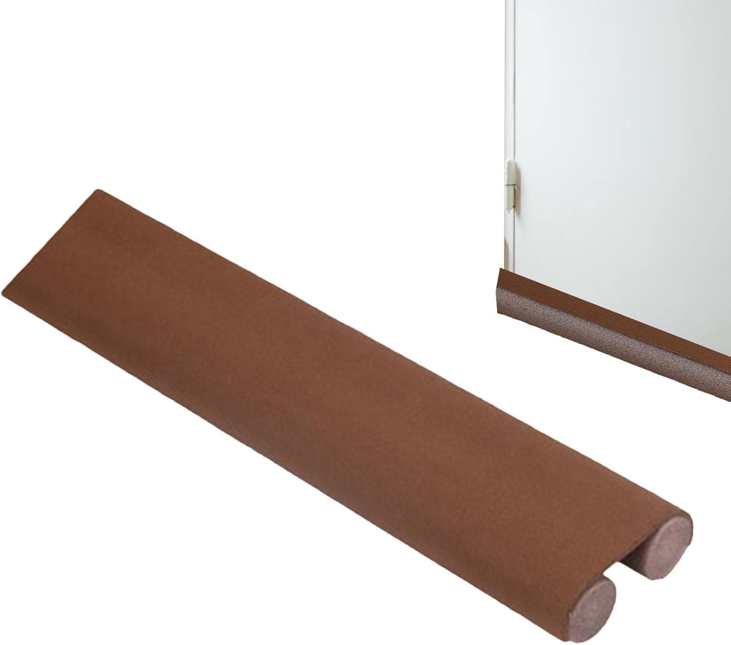 Twin Draft Stopper - Removable Washable Sound Blocker 366in Door Draft Guard
