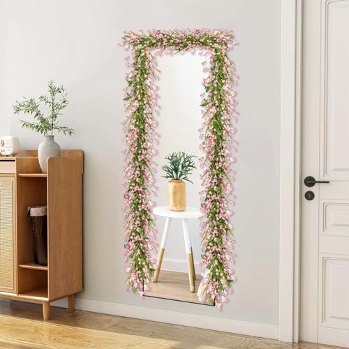 Pink Spring Garland for Home Decor
