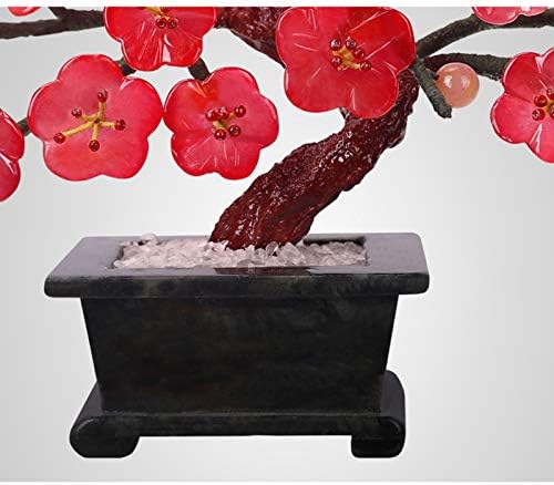 CZCZC Artificial Bonsai Tree Red Blossom
