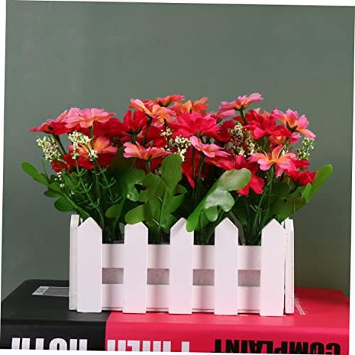 Lifelike Artificial Daisy Flower Vase for Home Decor