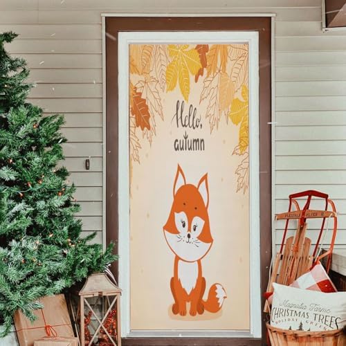 Susiyo Autumn Halloween Door Cover Decor 32x79