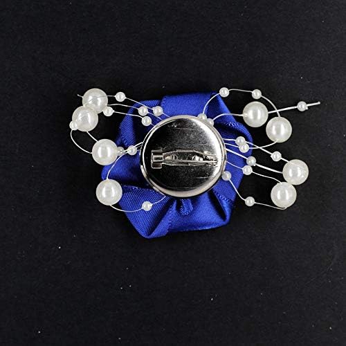 Banlardk Ivory Artificial Flower Buttonhole for Men Wedding Groom Boutonniere