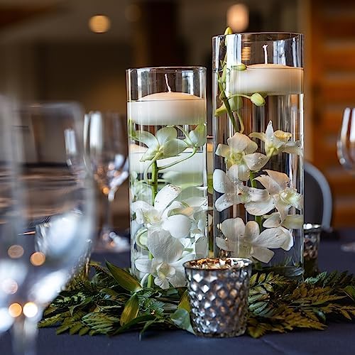 PATIKIL 7 Inch Artificial Orchid Flowers 16 Pcs