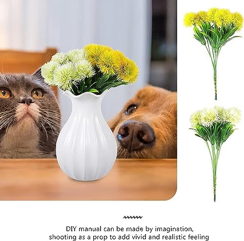 Artificial Flowers 10pcs Fake Bouquet Chrysanthemum Decor