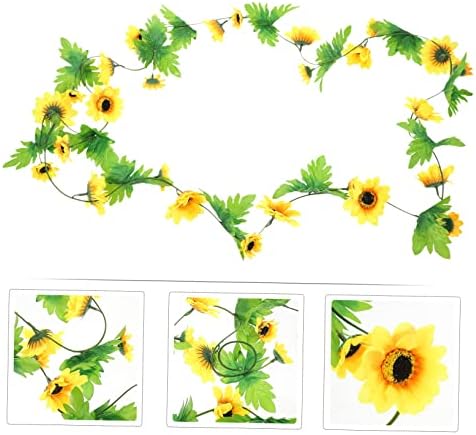 Zerodeko Artificial Sunflower Vines for Wedding and Home Decor