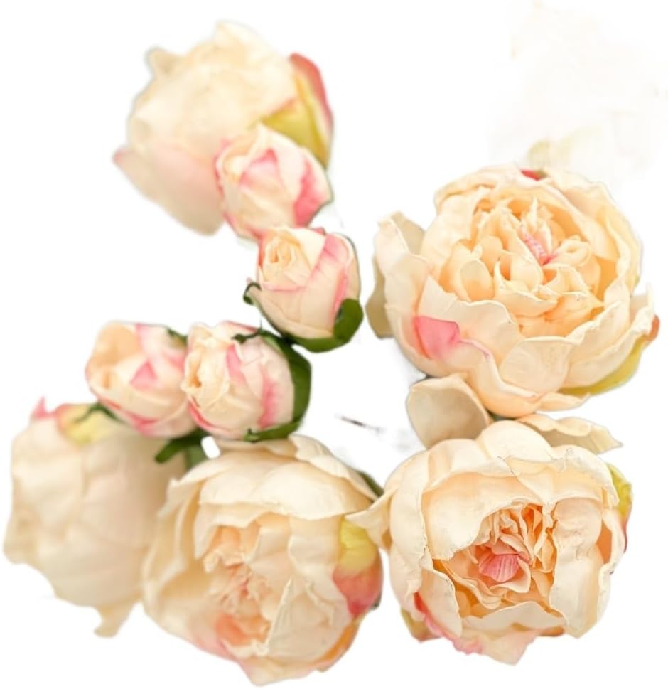 Welcome Logo Flowers 10 Stems Cream Artificial Wedding Decor