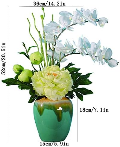 Artificial Phalaenopsis Peony Bonsai Bouquet Decor