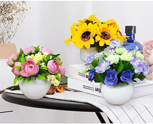 Fake Plants Artificial Mini Potted Plants for Decor