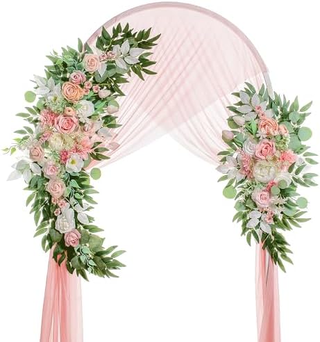 Boho Wedding Arch Artificial Flowers Pack of 2