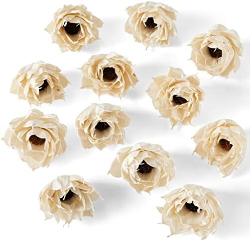 Oh Youre Lovely Wood Flower with Thistle Center 3 Inches