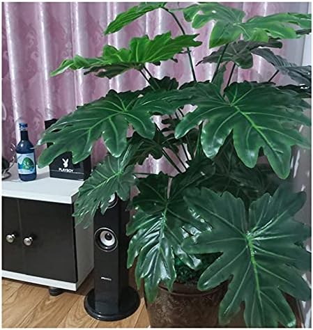 Artificial Pine Bonsai Tree 295 Inch Fake Potted Plants with 18 Leaves