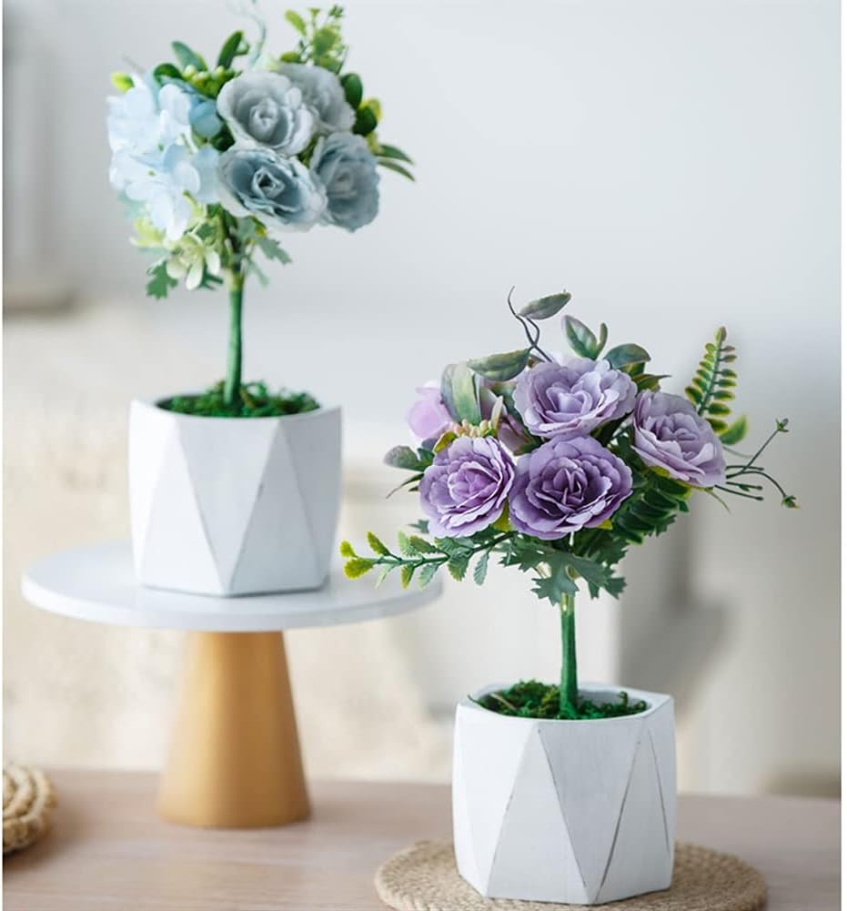 Artificial Flower Mini Bouquet Home Decor Set