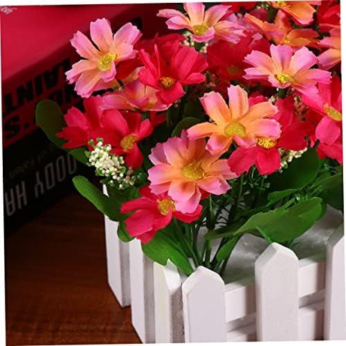 Lifelike Artificial Daisy Flower Vase for Home Decor