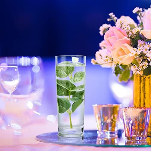 Zeyune 50 Pcs Mini Artificial Eucalyptus Leaves for Floating Candles