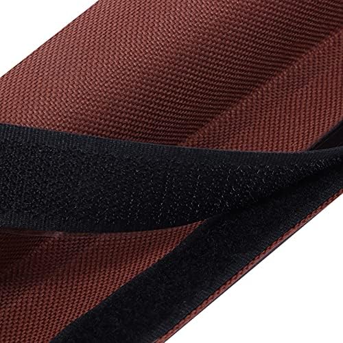 plplaaobo Door Sealing Strip Brown Foam Draft Stopper with Hook and Loop