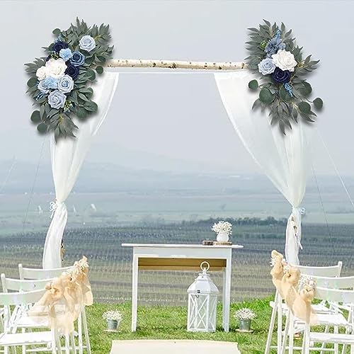 Artificial Blue Flower Swag for Wedding Arch