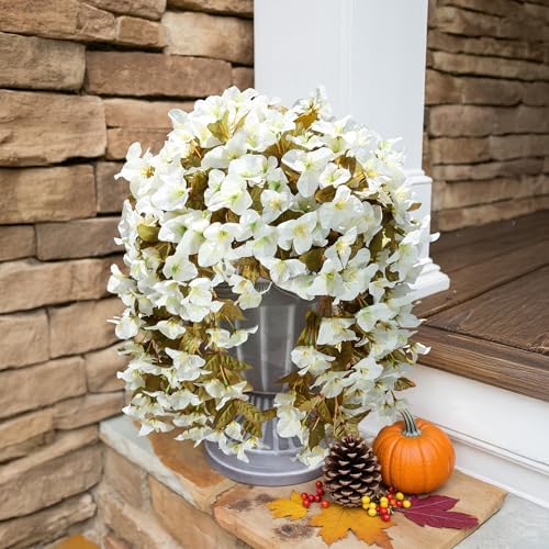 HyeFlora Artificial Bougainvillea Hanging Flowers 2pcs