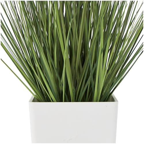 Deco 79 Artificial Plant with White Pot Green 12x12x20