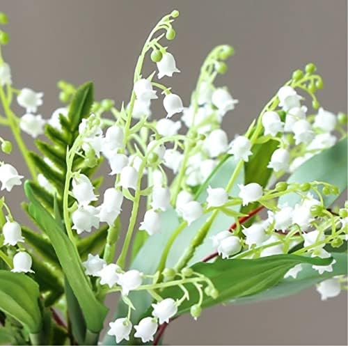 Artificial Flowers White Convallaria Silk Home Decor