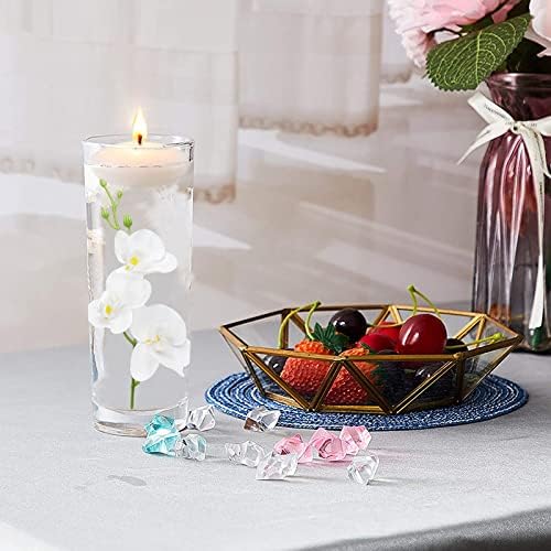 Lardux 24 Pcs Artificial Flowers for Floating Candles Wedding Centerpieces