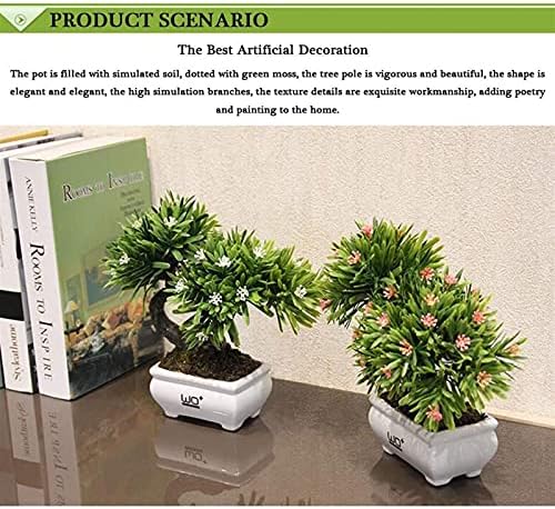 Artificial Bonsai Tree with Welcome Pine Design