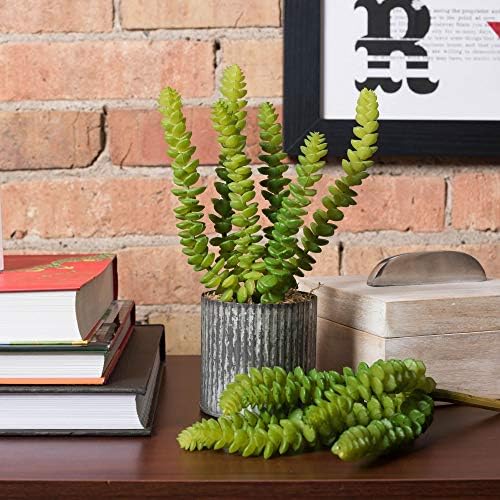 Vickerman Everyday 10 Inch Artificial Green Stem With Soft Plastic Leaves