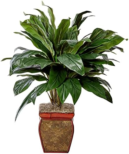 Nearly Natural Cordyline Silk Plant with Vase