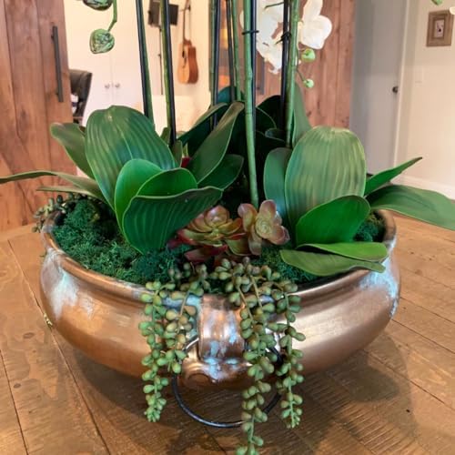Htmeing 38 Inch Artificial Orchid Branches Real Touch Pack of 2