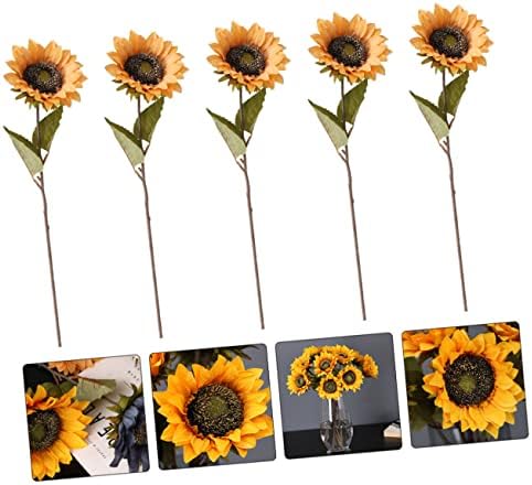 10 Pcs Artificial Sunflower Centerpiece Table Decor