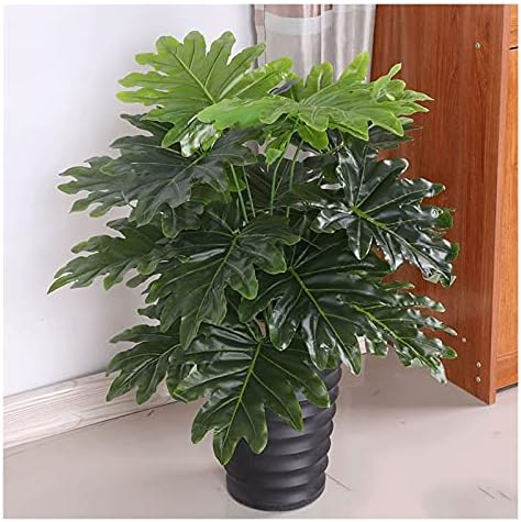 Artificial Pine Bonsai Tree 295 Inch Fake Potted Plants with 18 Leaves