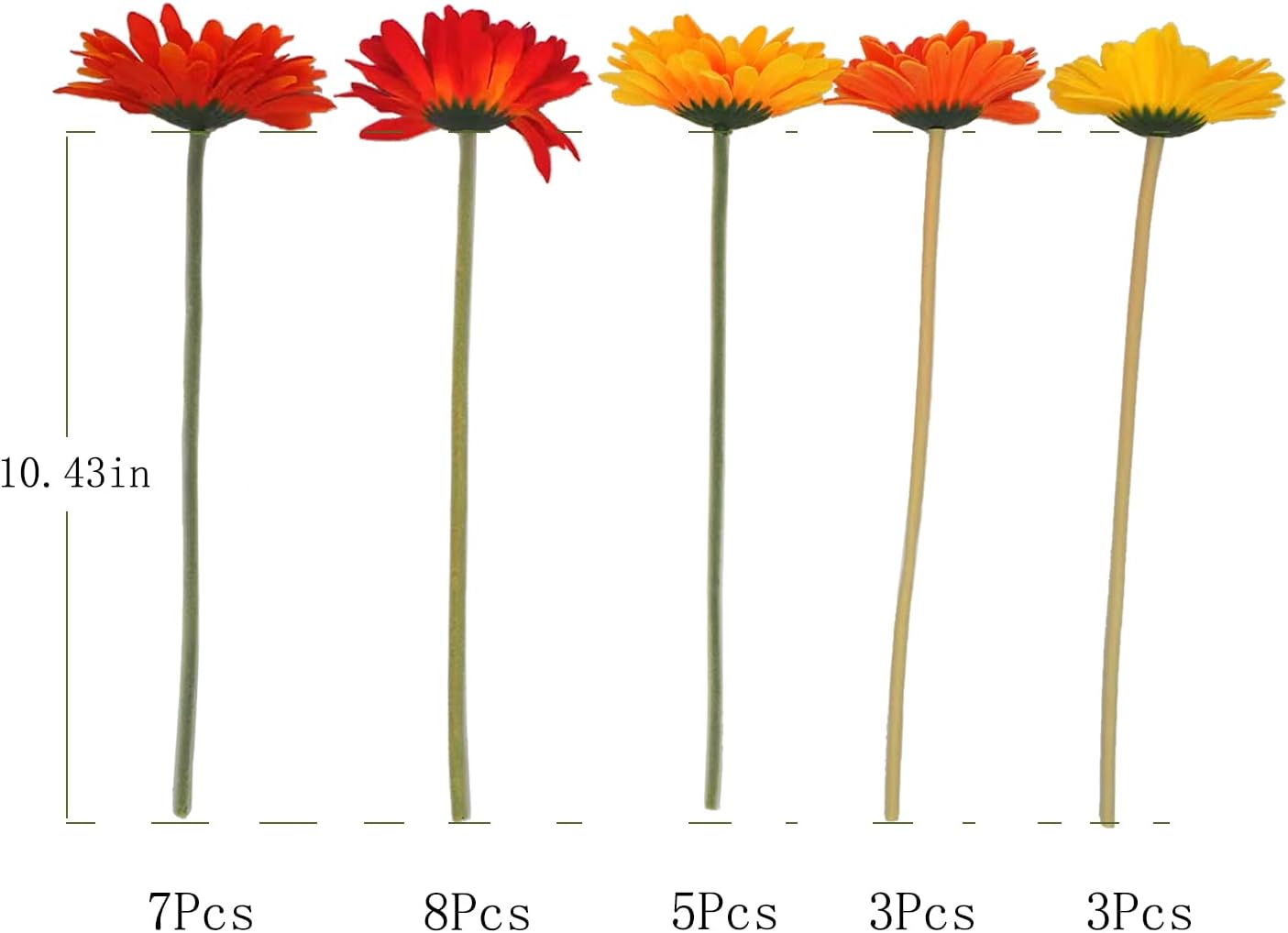 Momiaday 26Pcs Artificial Flowers Bouquets for Home Wedding Decor