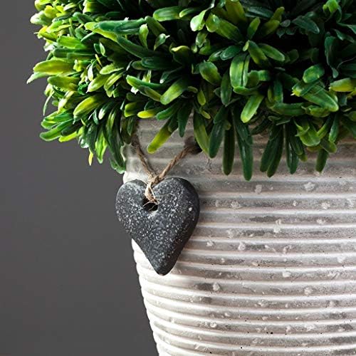 Realistic Artificial Potted Plants with Cement Pot