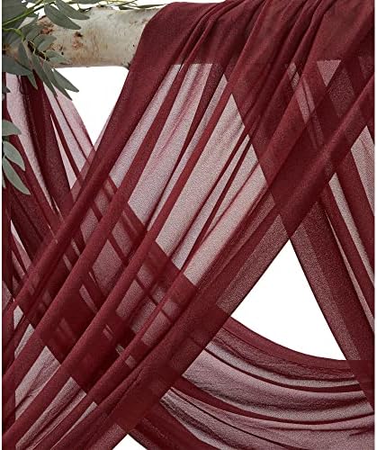 WEDFLOR Wedding Arch Flowers with Drapes Kit Pack of 4