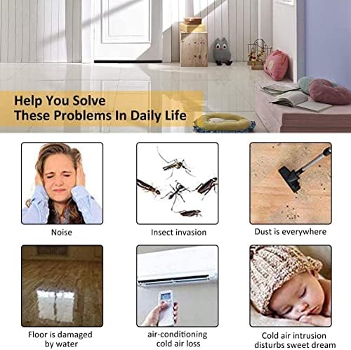 Under Door Draft Stopper with Adjustable Foam
